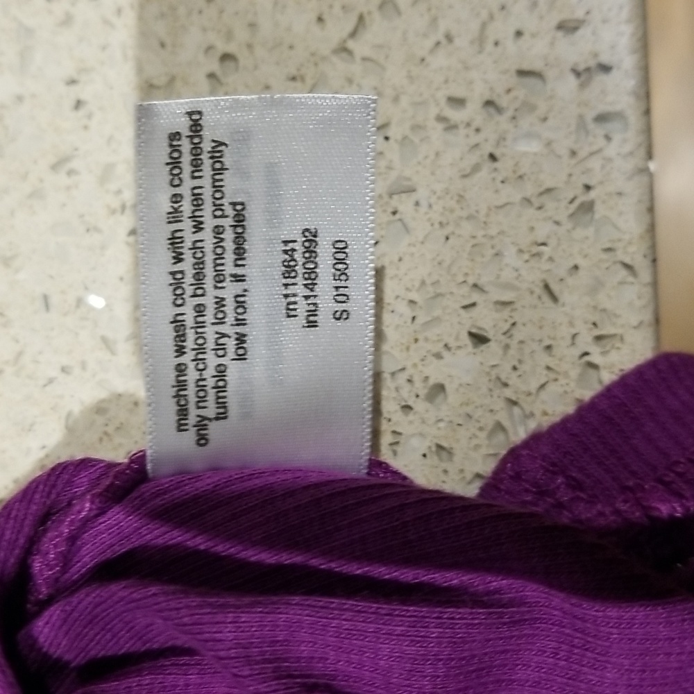 Lane Bryant purple tank top NWTS sz14/16 - Picture 5 of 5